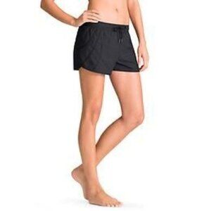 Athleta Record Time Run Black Athletic Shorts S